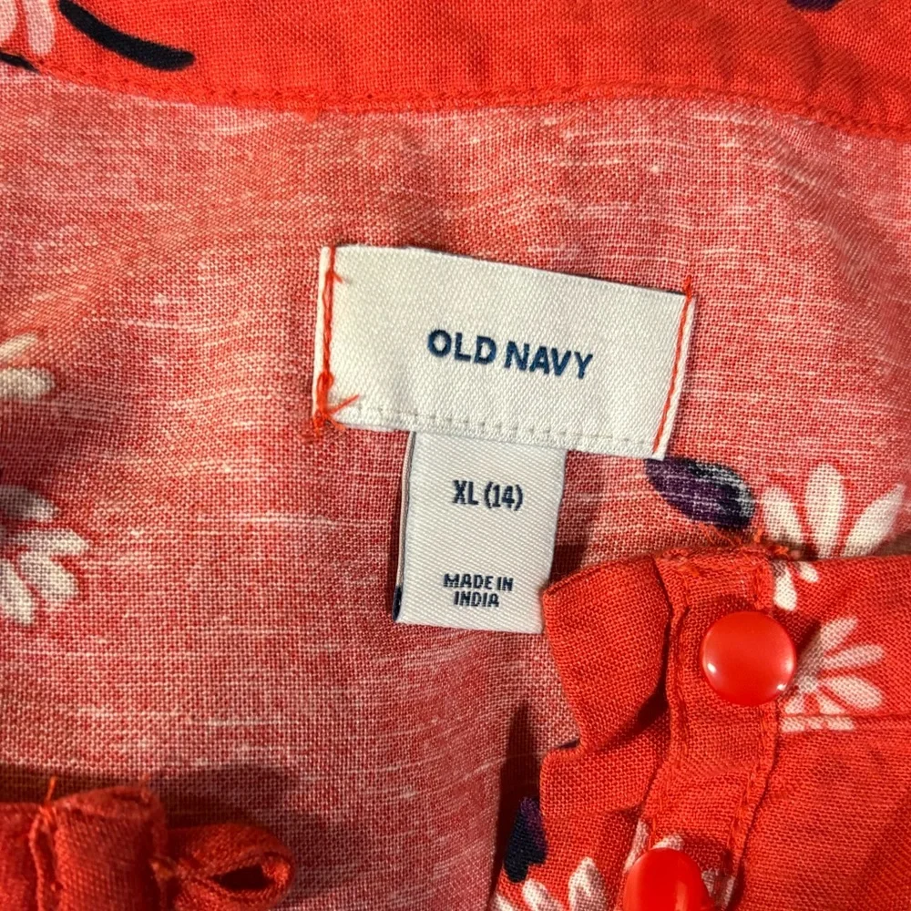 Old Navy Girls Floral Print Tiered‎ Dress